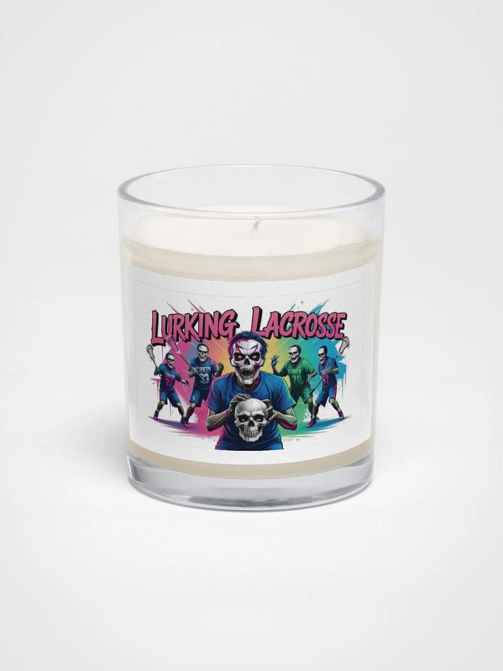 Lurking Lacrosse Soy Wax Candle product image (1)