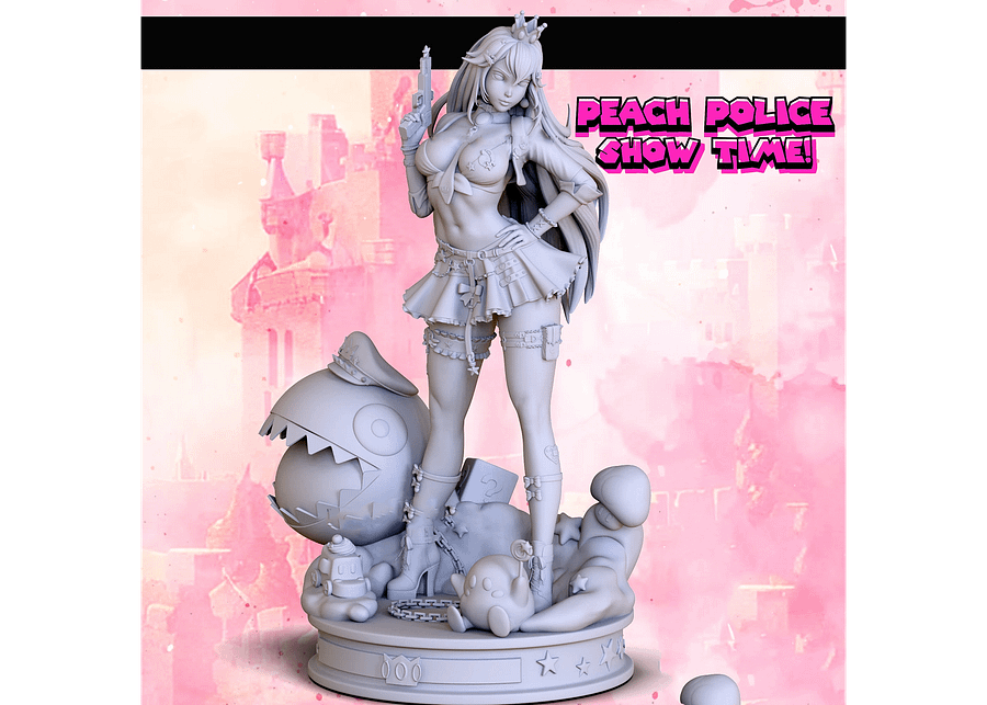 3D Printed: Peach Police SFW product image (2)