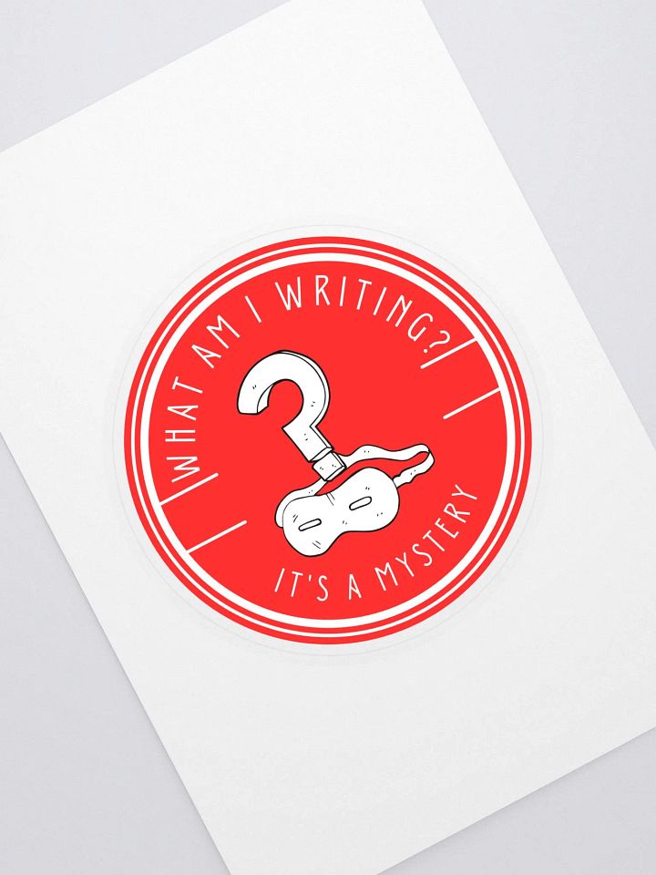 What am I Writing? Its a Mystery Sticker product image (1)
