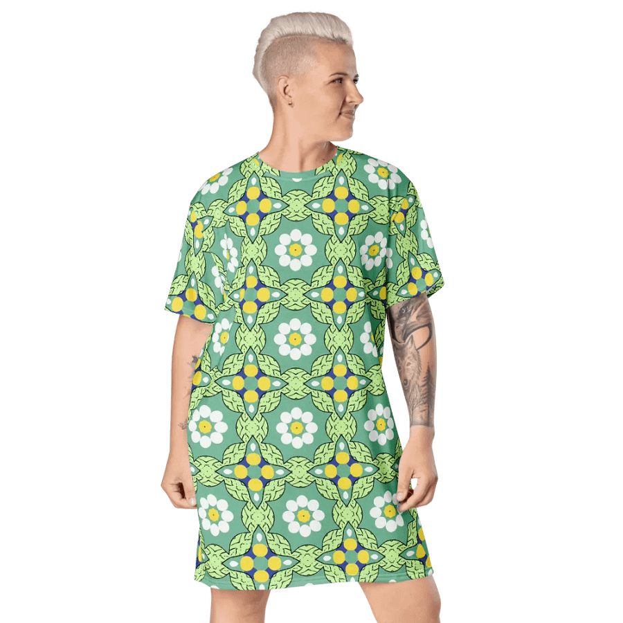 Green, Summer Dress, T-Shirt Dress product image (8)