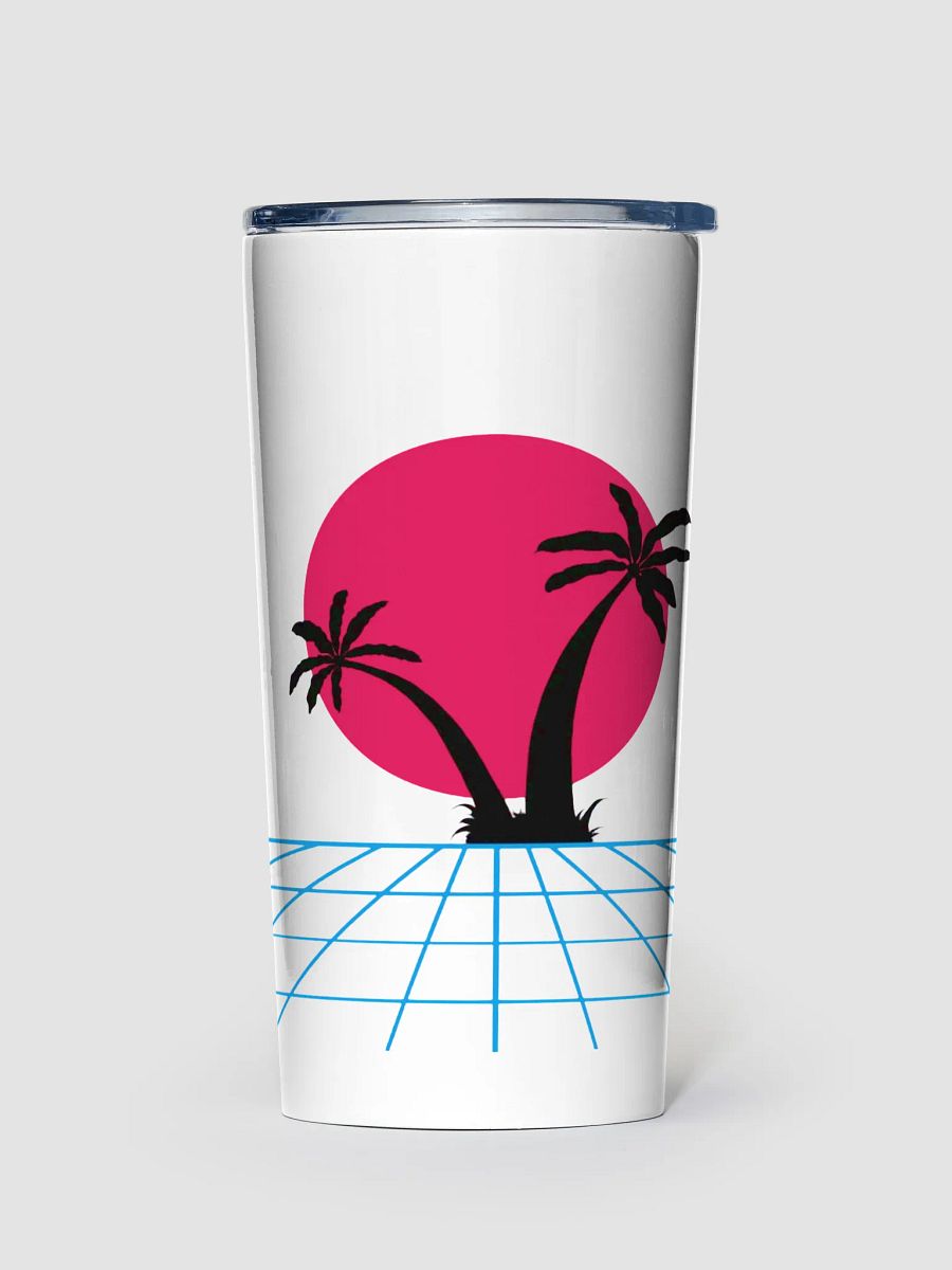 Retro Synthwave Stainless Steel Tumbler product image (1)