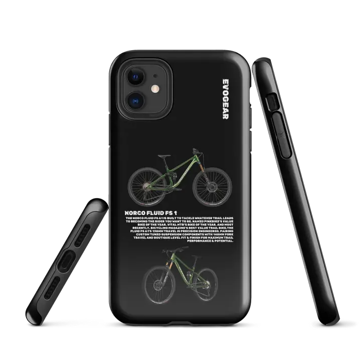 Black Fluid FS 1 iPhone Case product image (1)