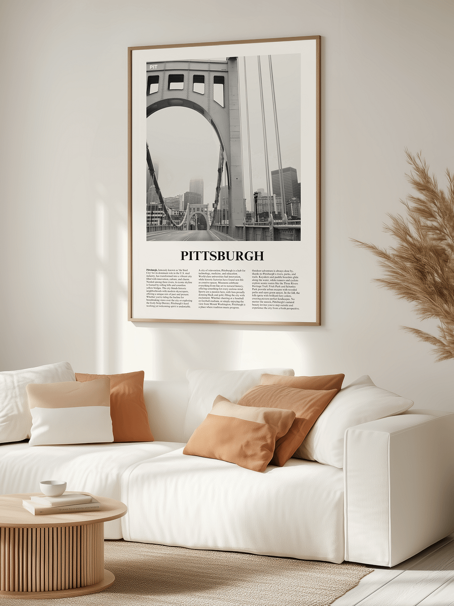 Pittsburgh 01 Newspaper Poster product image (7)