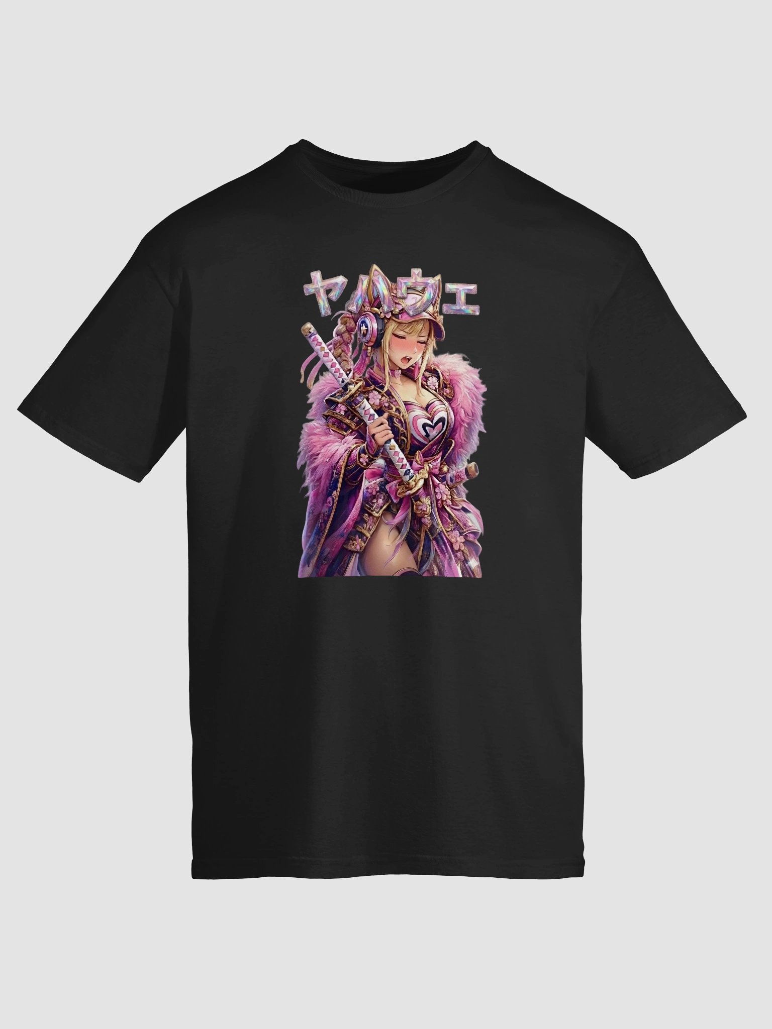 KawaiKitten Softstyle T-Shirt With Centered Logo product image (9)