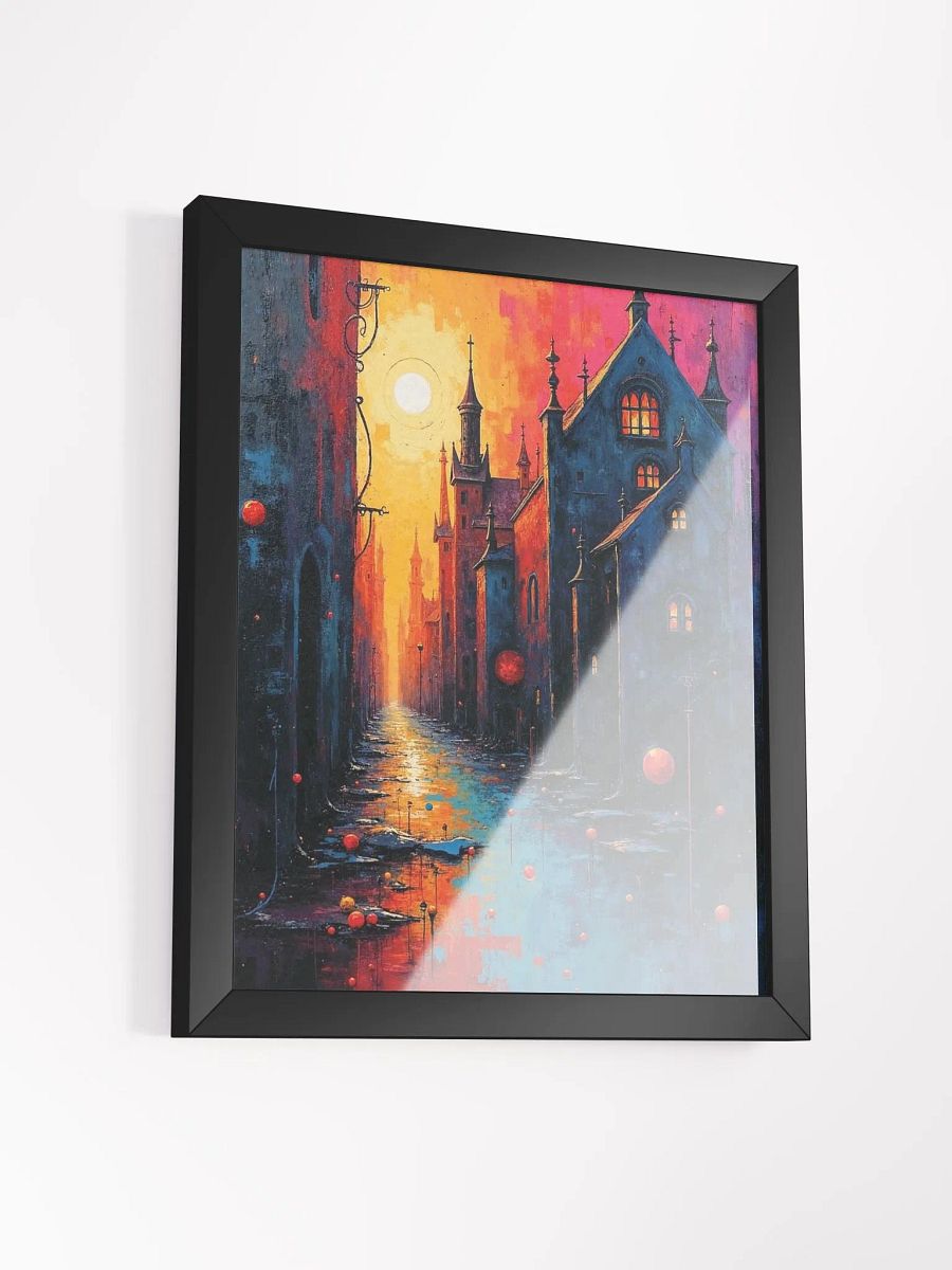 Surreal Sunset Street Framed Print product image (18)