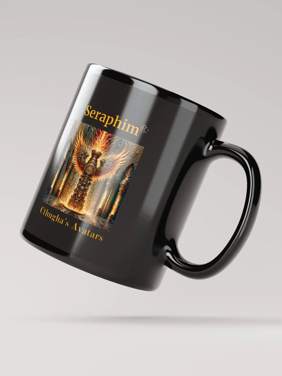 Supernal Seraphim | Black Glossy Mug product image (3)