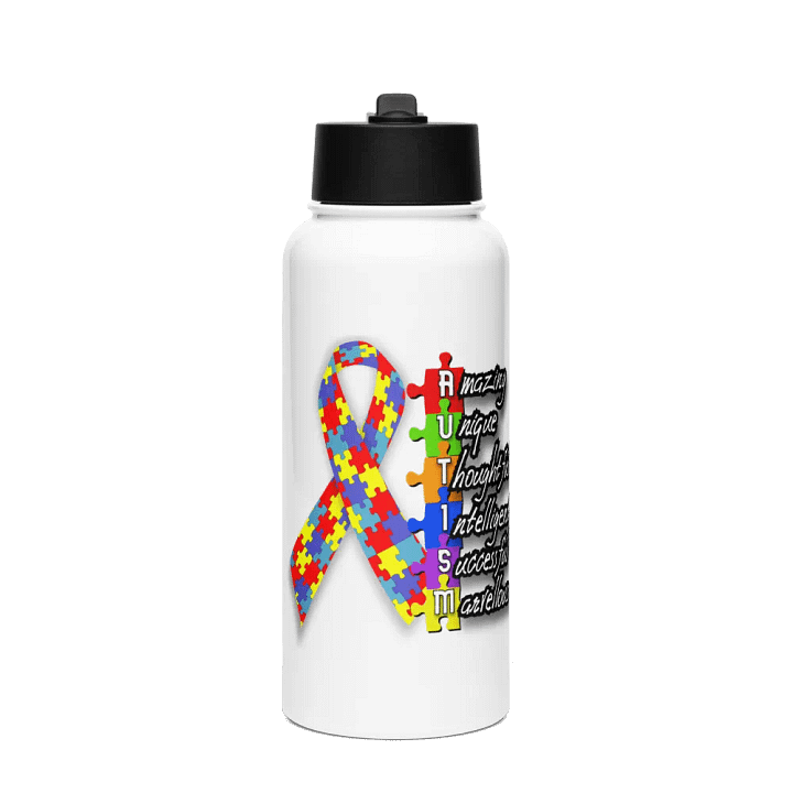 Autism Awareness - Stainless Steel Sports Water Bottle product image (1)