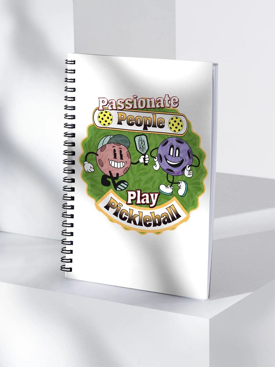 Passionate People Play Pickleball Spiral Notebook product image (4)