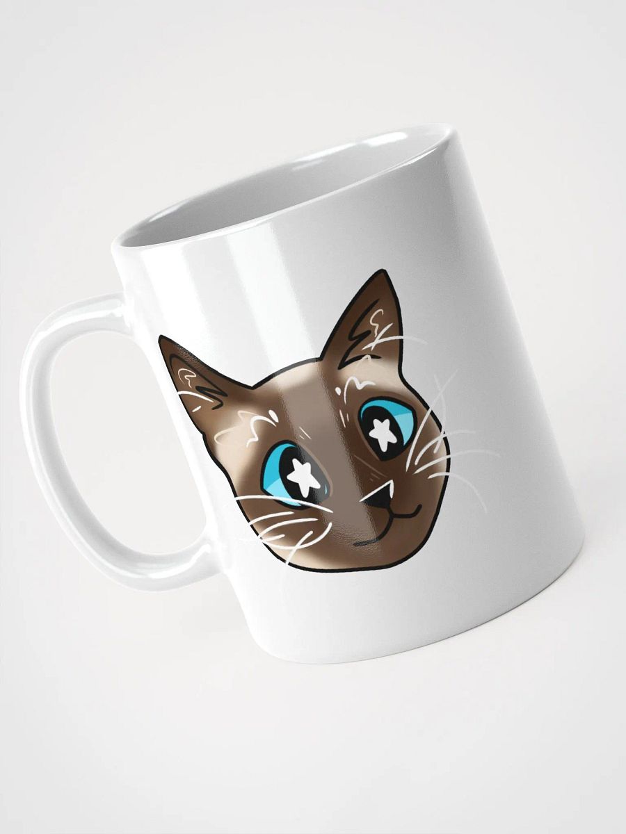 Bean The Siamese Cat Mug (White) product image (3)