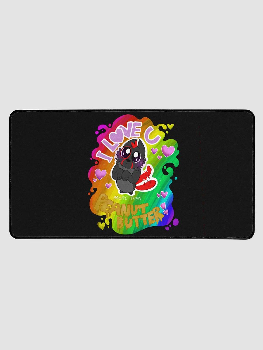 Fury Loves You Pride Desk Mat 15.5