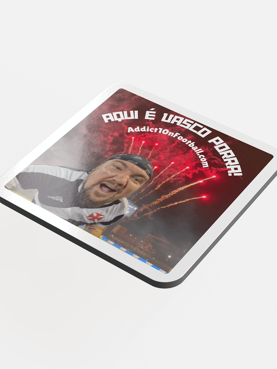 Aqui é Vasco, Porra! – Glossy Cork Coaster /Porta-Copo de Cortiça (EN/BR) product image (4)