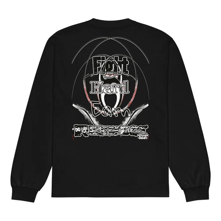 Fight Hard Earn Respect - Unisex Premium Heavyweight Long Sleeve Shirt product image (5)