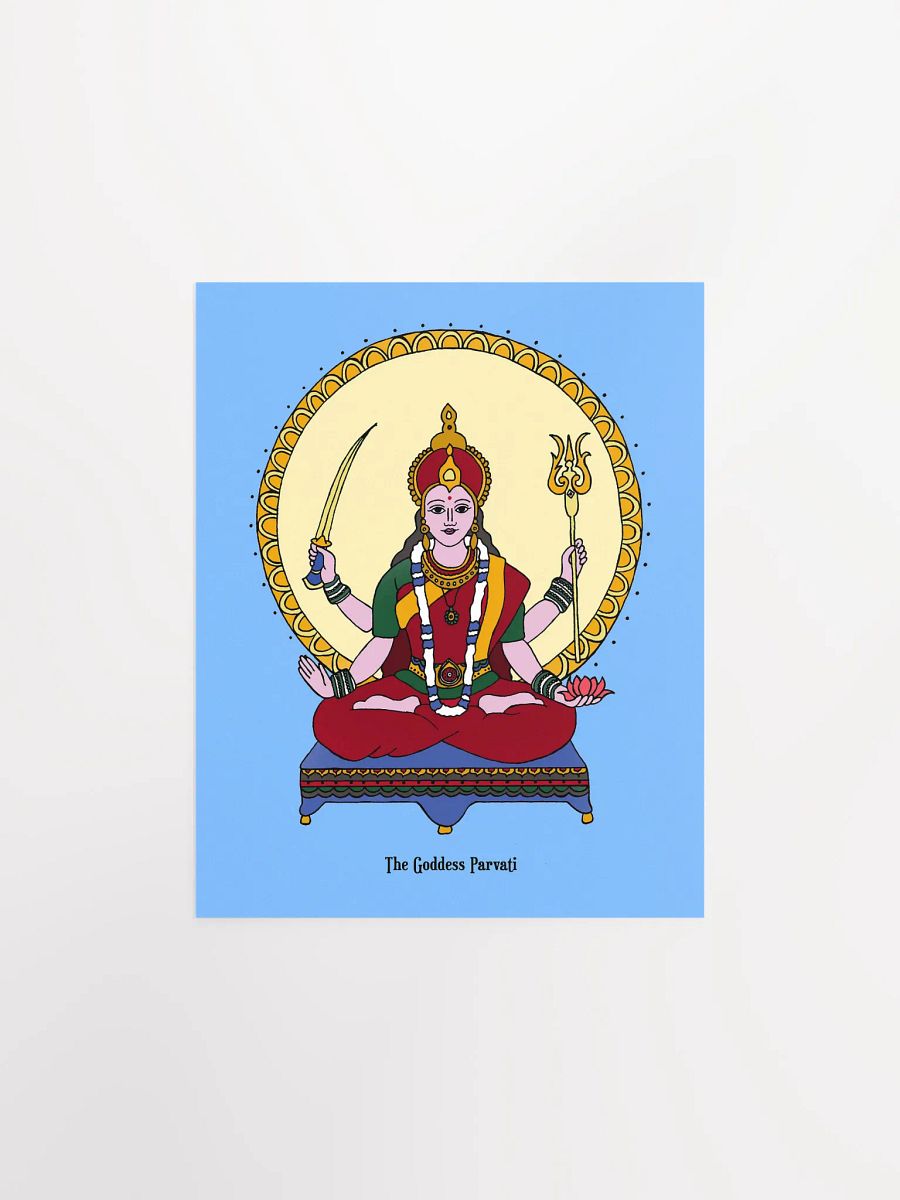 Goddess Parvati 8x10 Print product image (1)
