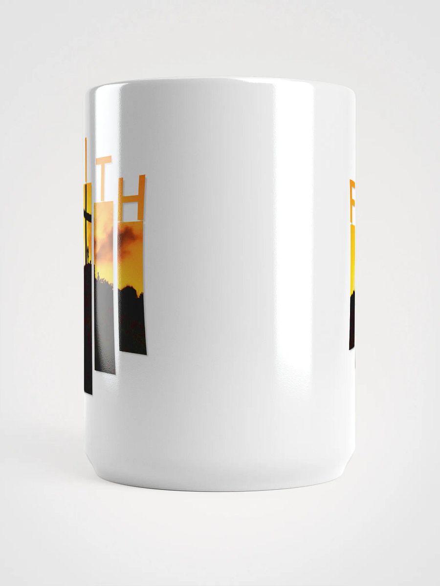 FAITH - Artistic Design White Glossy Mug product image (5)