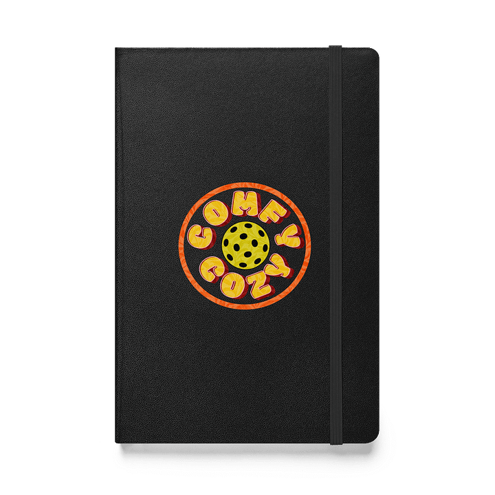Comfy Cozy Pickleball Circle Radiant Words Hardcover Journal product image (1)