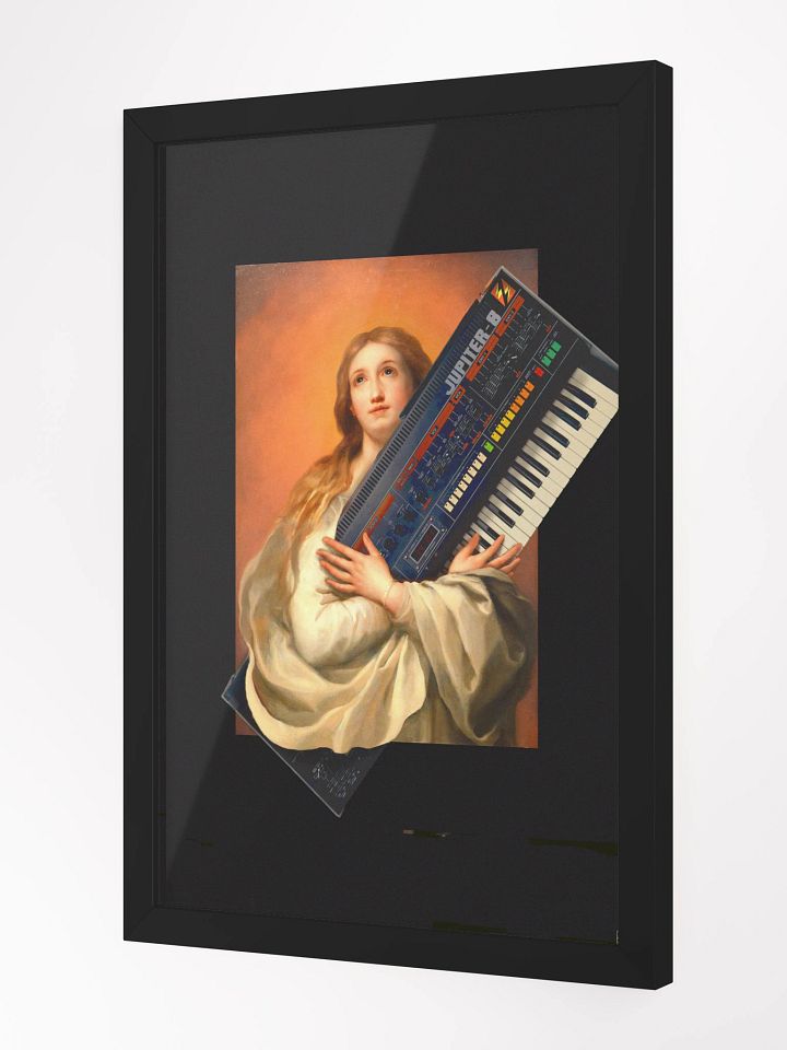The Immaculate Jupiter Conception (Roland Jupiter 8) by Frank Fonik, , Techno EDM Framed High Quality Matte Poster product image (2)