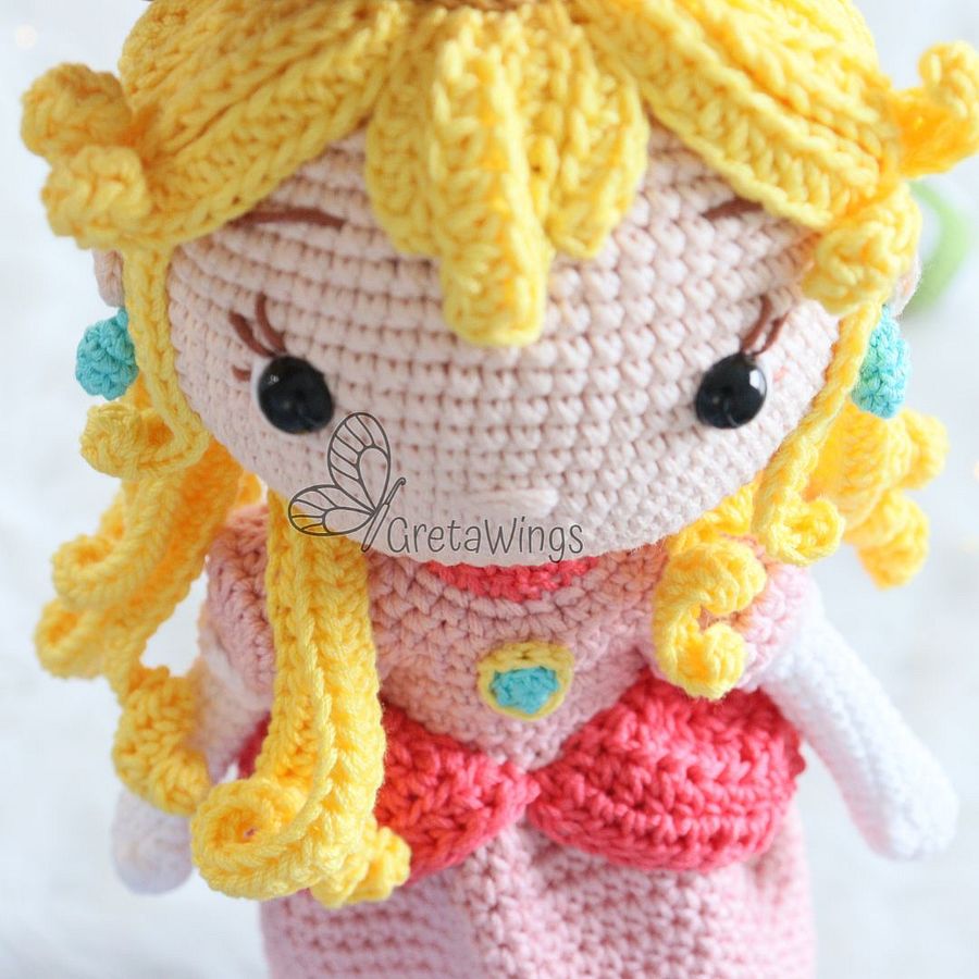 Patrón de Amigurumis de Peach (Descarga Digital) product image (3)