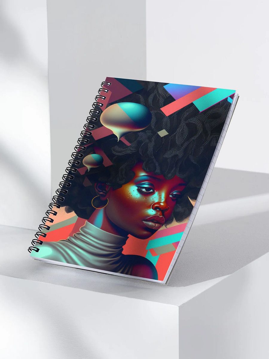 Abstract Black Professionalism Notebook product image (3)