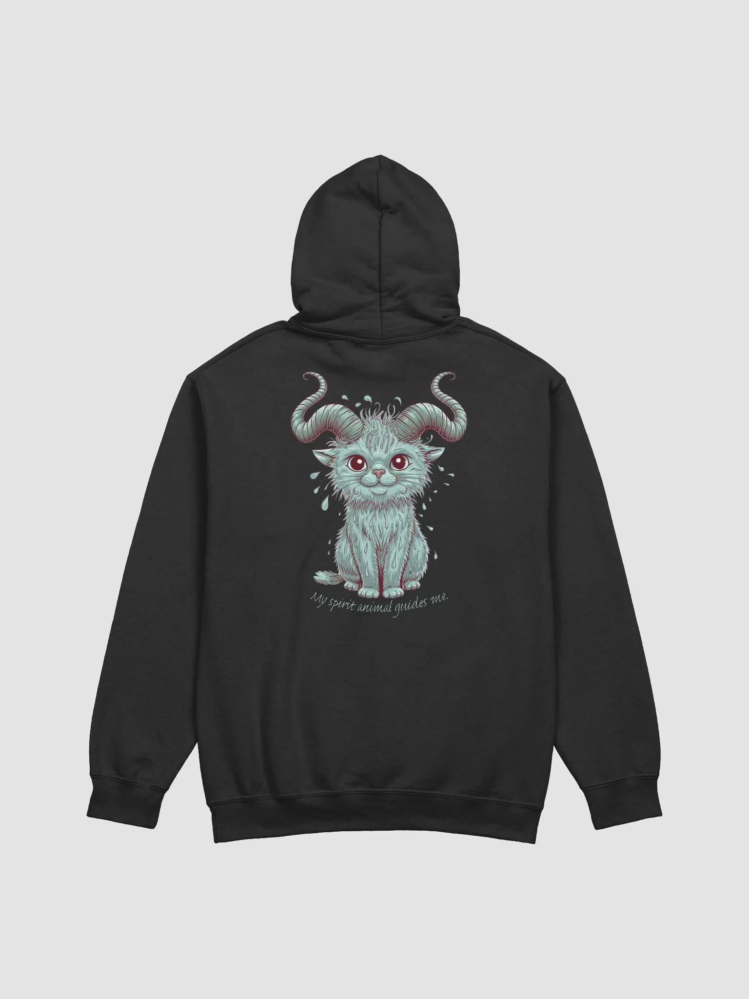 Wet and Horny Pussy Cat Spirit Guide Classic Hoodie product image (12)