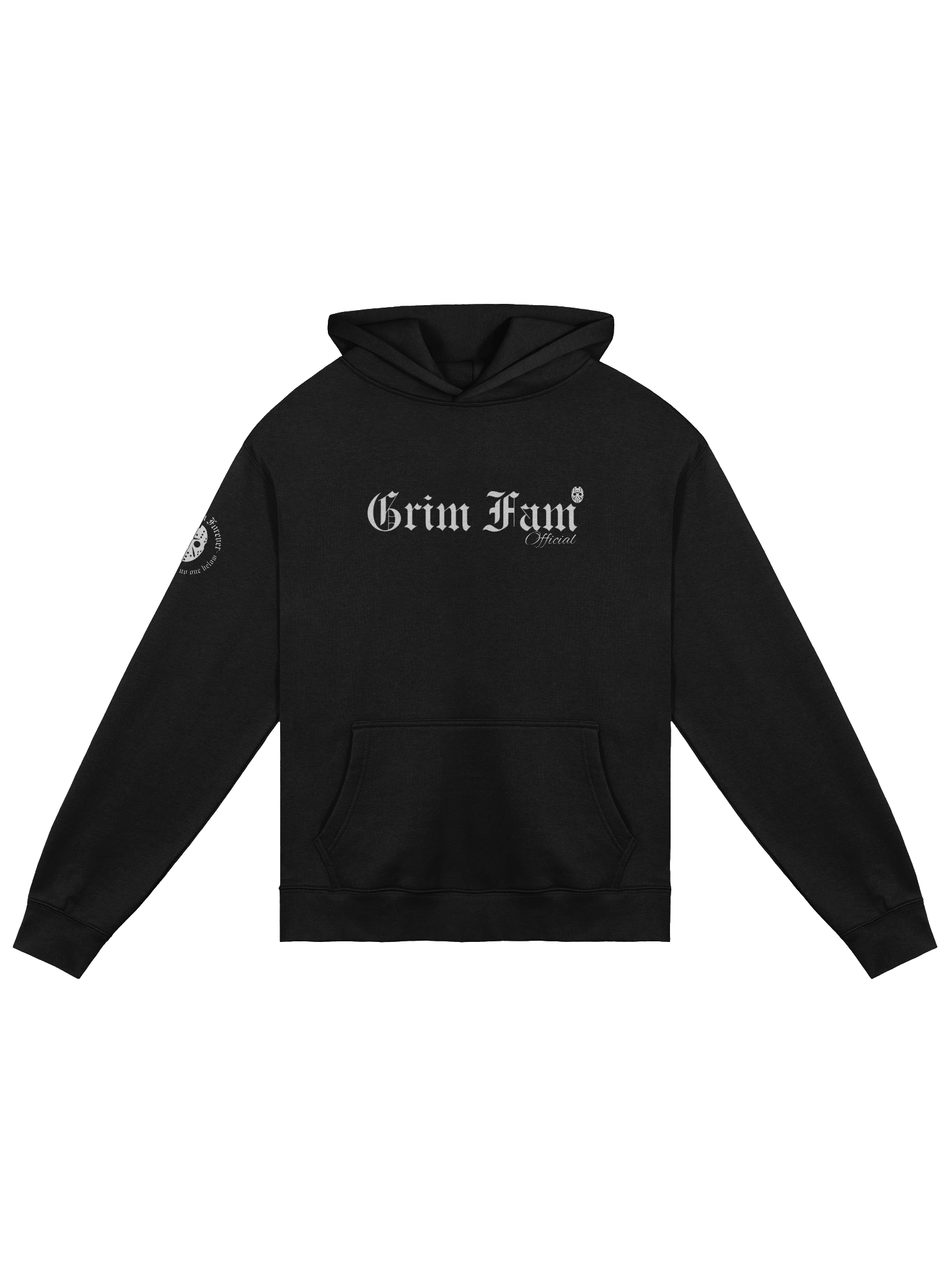 GRIM FAM HOODIE — OFFICIAL - EDITION #1 BLACK product image (1)