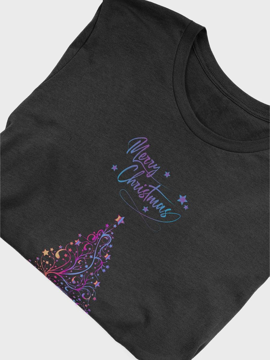 Colorful Christmas Tree Merry Christmas T-Shirt - Blue product image (10)