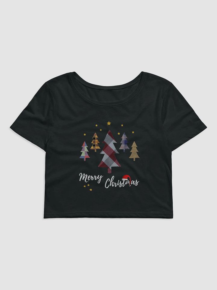 Happy Holidays in Christmas Women's Crop Baby Tee product image (1)