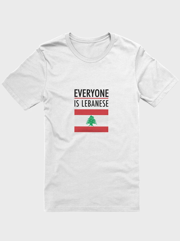 Everyone is Lebanese tee (white) product image (1)