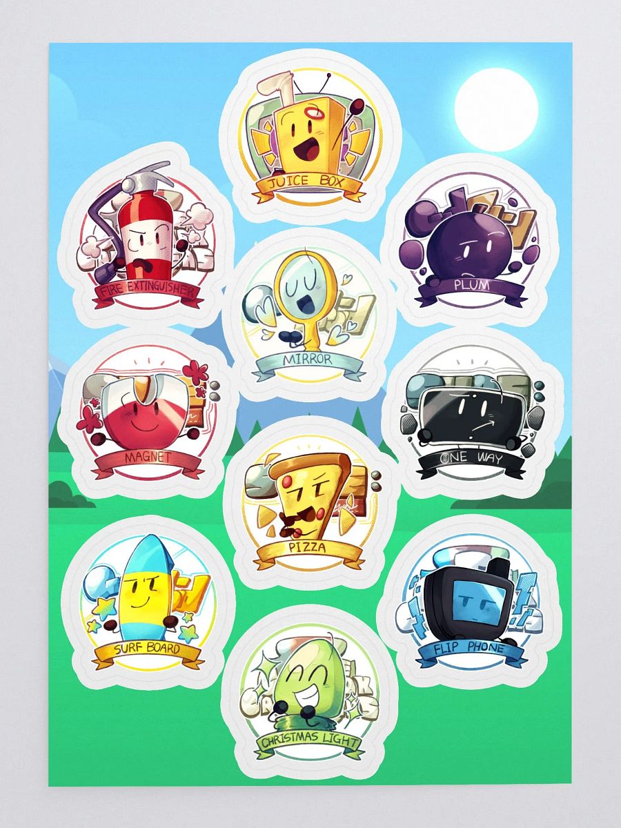 Epic Object Show Sticker Sheet product image (3)