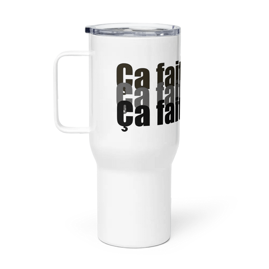 ''Ça fait plaisir'' Tasse de voyage avec poignée product image (1)