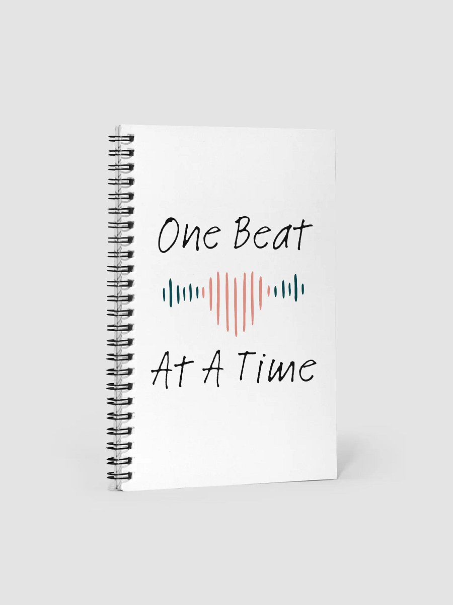 One Beat At A Time Spiral Notebook product image (1)