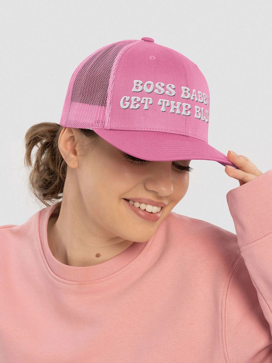 Boss Babes Get The Blues Trucker Hat product image (2)