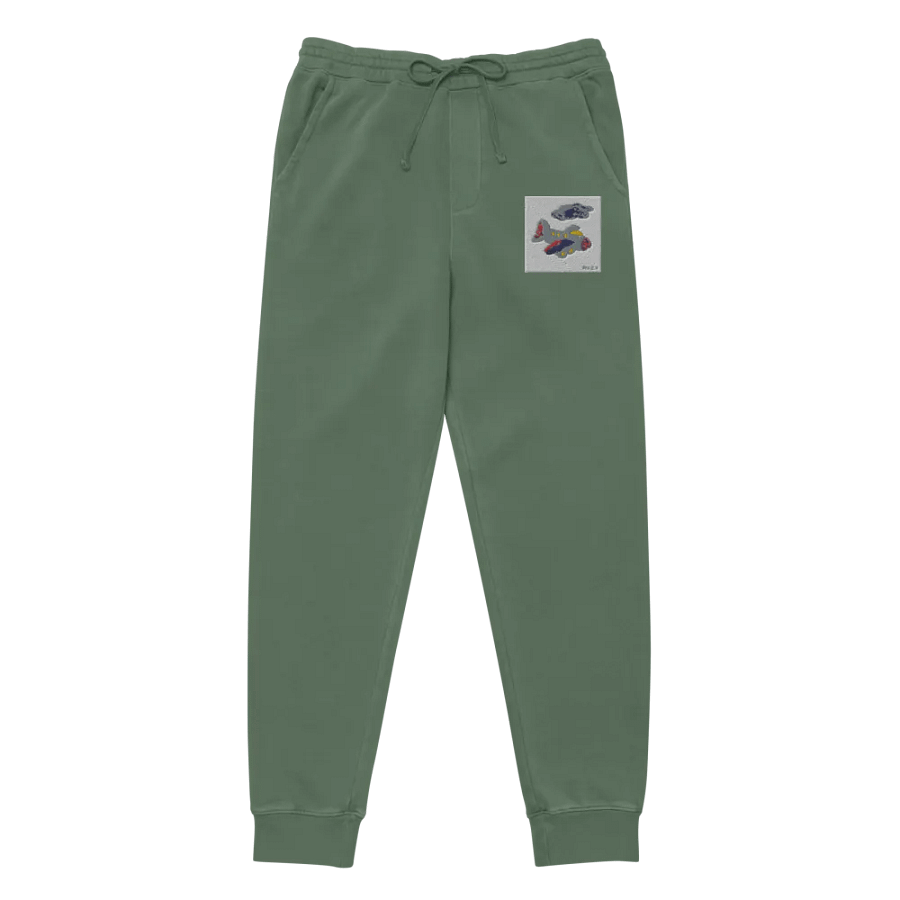 Kid Airplane (Independent Trading Co. Pigment Dyed Joggers) product image (5)