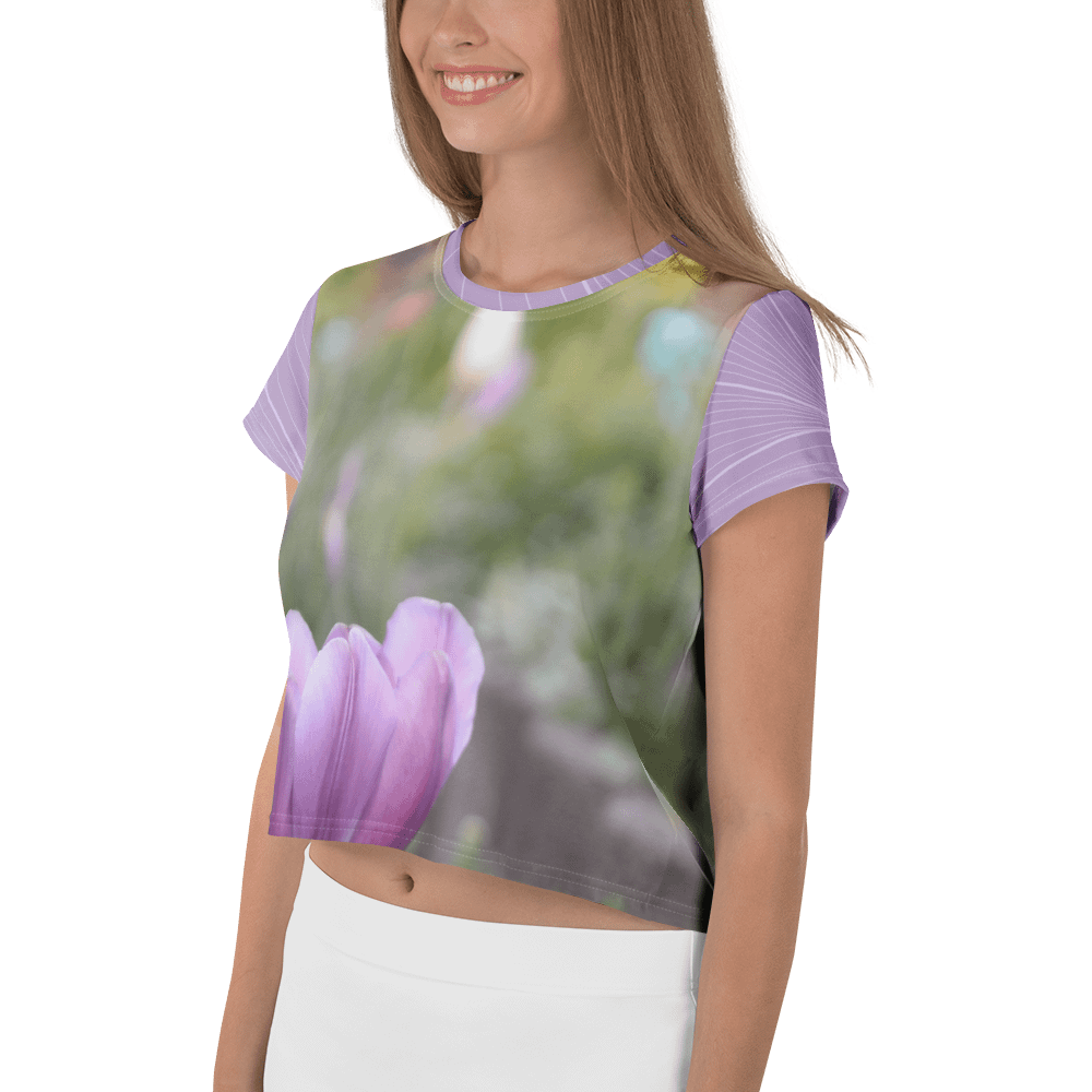 Crop-Top - Lila Tulpe product image (3)