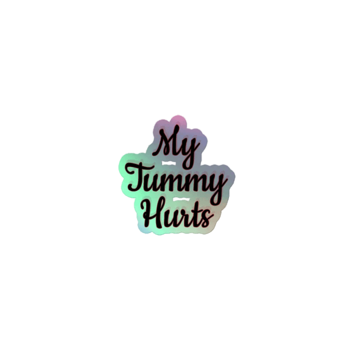 My Tummy Hurts (simple blk) product image (2)