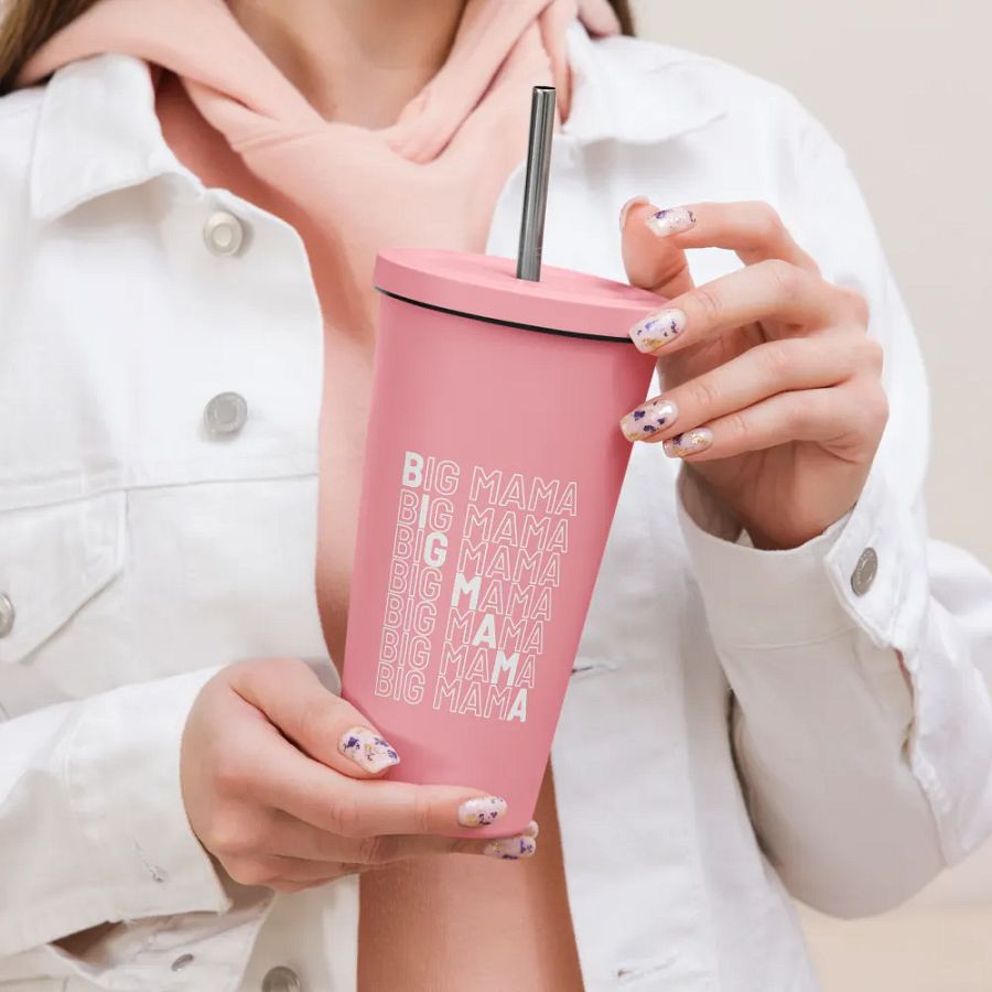 20 fl oz High-grade Stainless Steel Straw Tumbler product image (58)