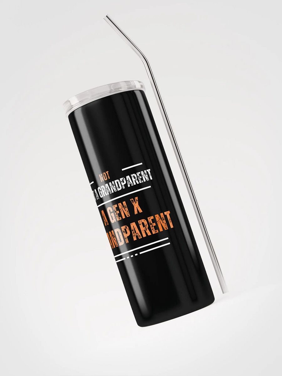 Not Just A Grandparent Stainless Steel Tumbler (Black) product image (1)