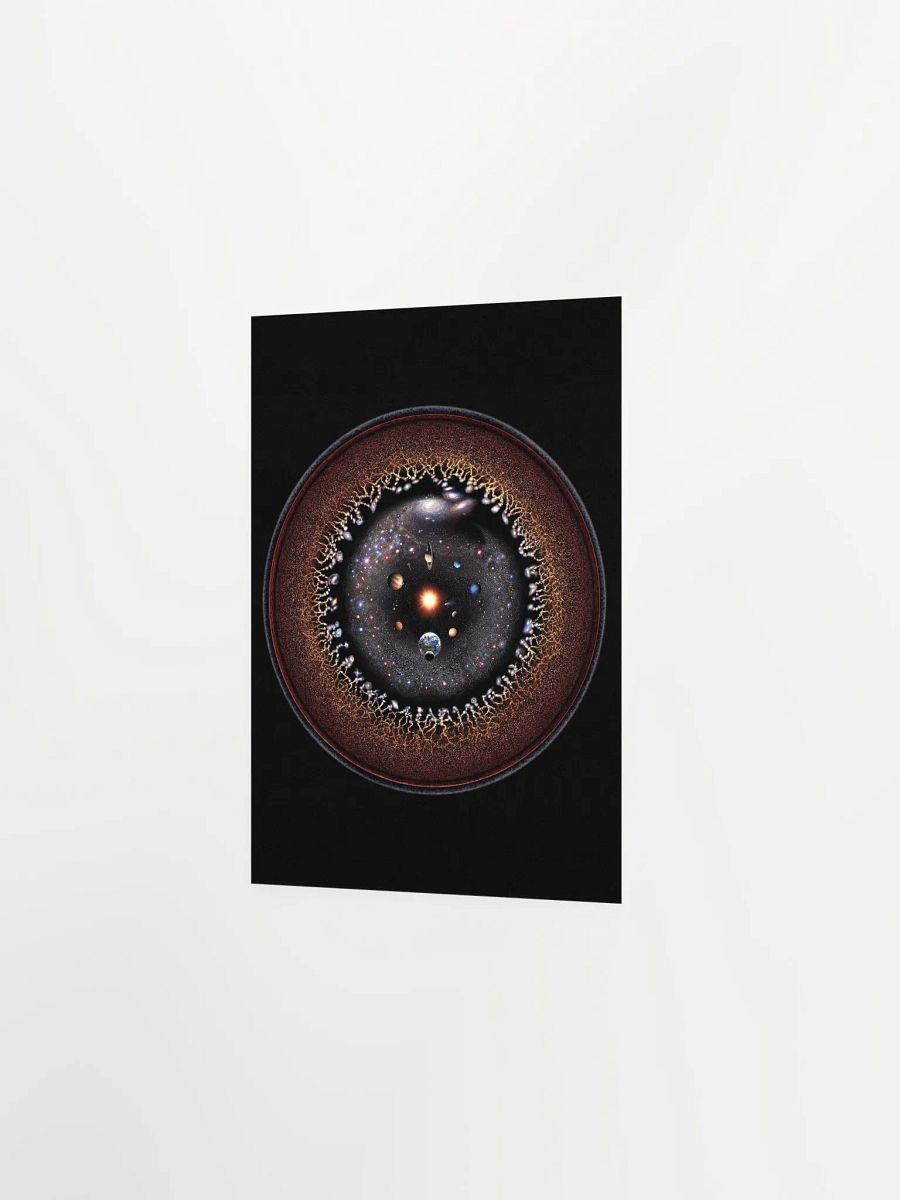 Observable Universe Logarithmic Illustration Poster product image (16)