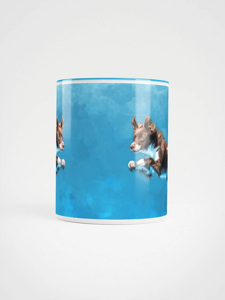 Haven the dock diving champ, colored rim mug product image (21)