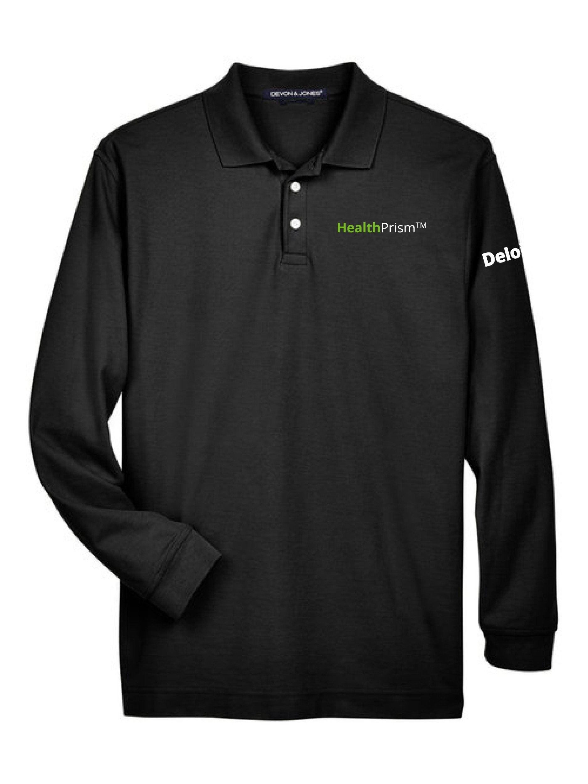 HealthPrism - Devon & Jones Pima Piqué LS Polo product image (1)