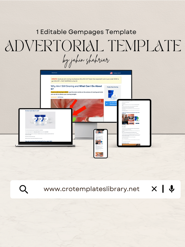 Gempages Advertorial Template product image (1)