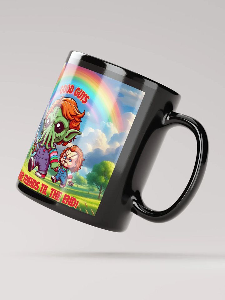 Corner Friends Til The End Black Mug product image (4)