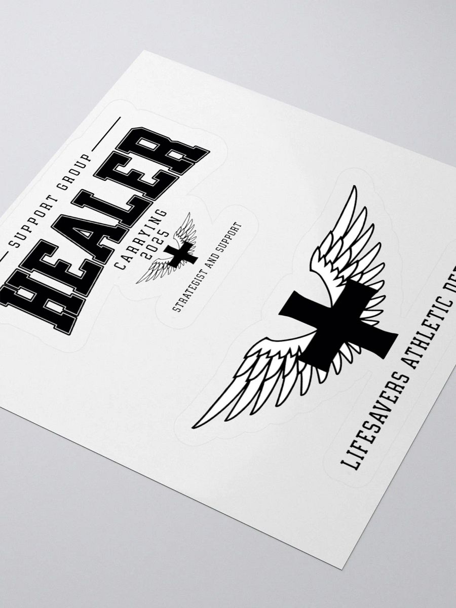"HEALER" Winged Support Strategist Sticker product image (8)