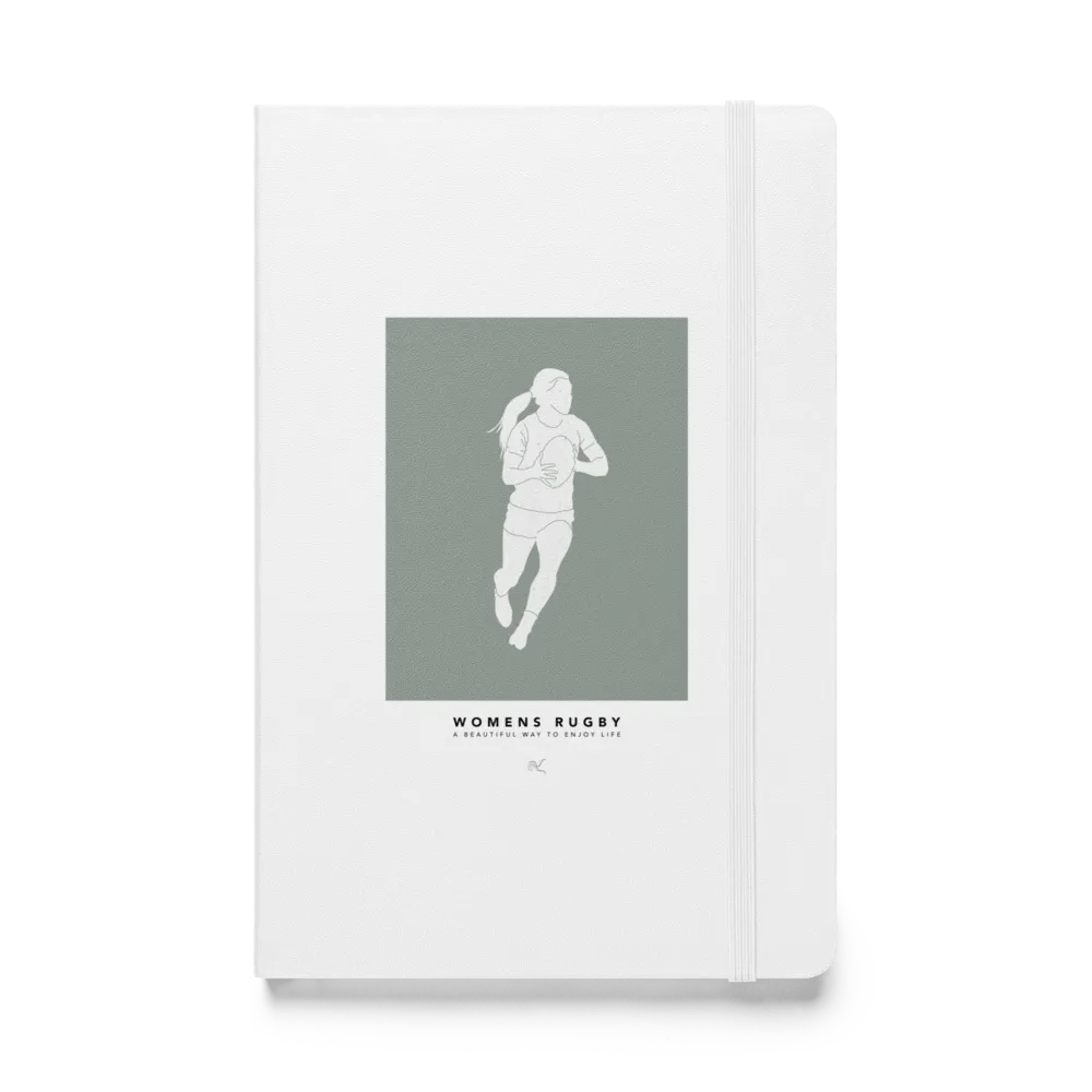 WOMENS RUGBY Hardcover Notebook "green" product image (1)