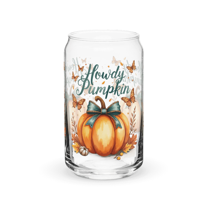 Autumn Elegance And Pumpkin Season Can-Shaped Glass Set product image (1)