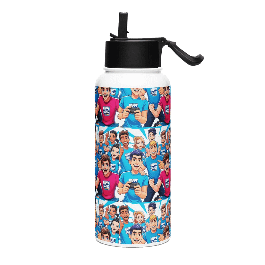 Cheerful Gaming Celebration Stainless Steel Bottle product image (3)