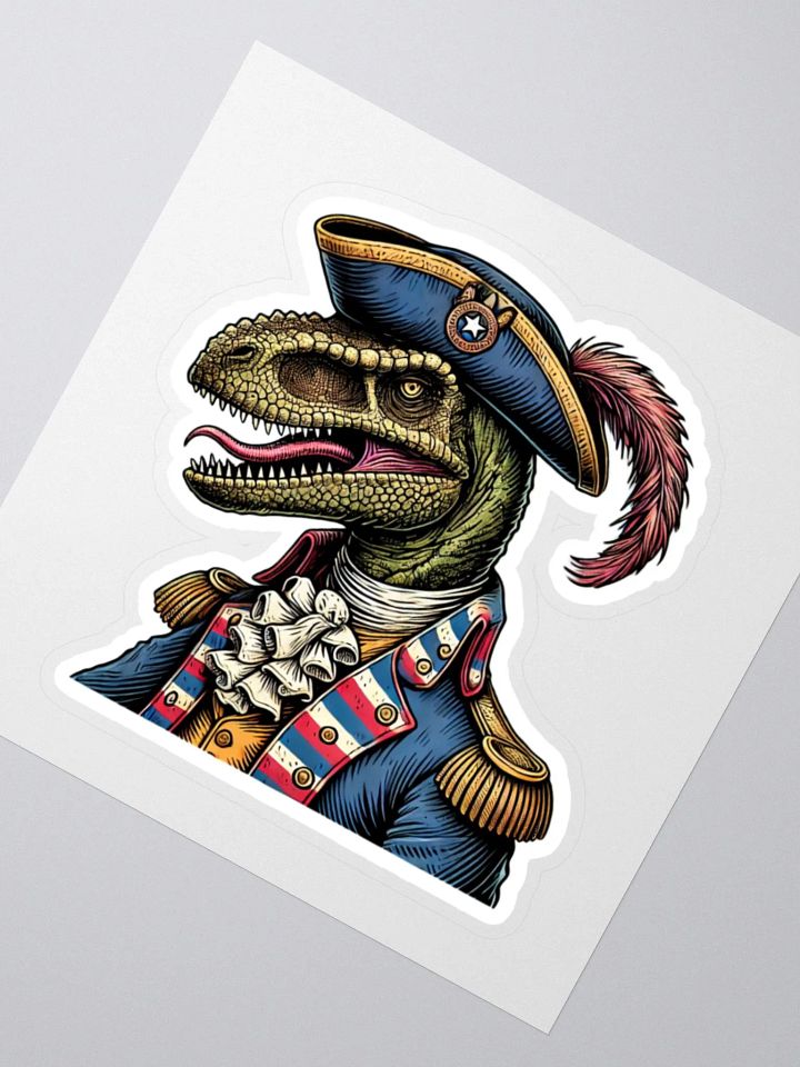 New American Dinosaur Sticker - Lapel Patriot product image (2)