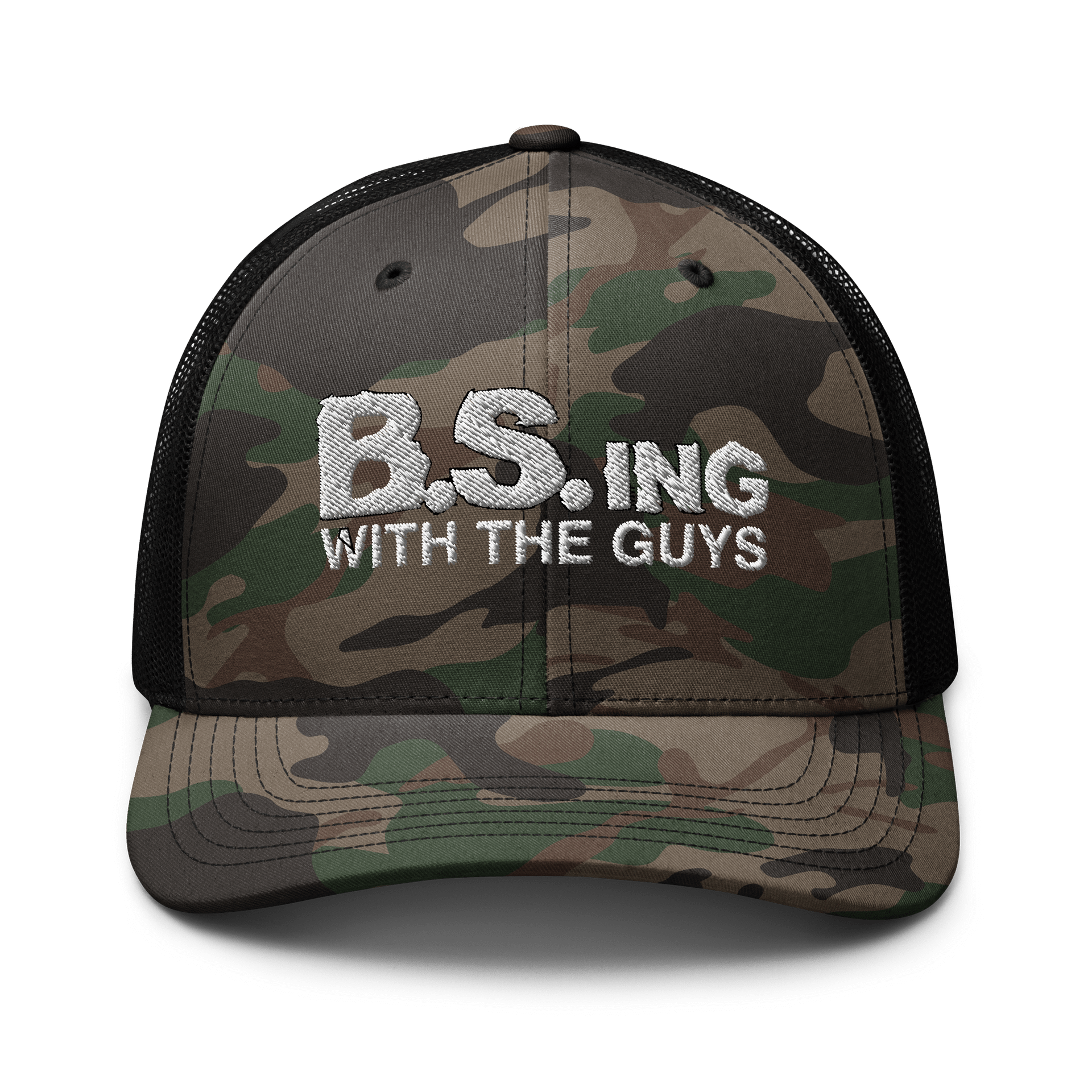 B.S.ing With The Guys Camo hat product image (1)