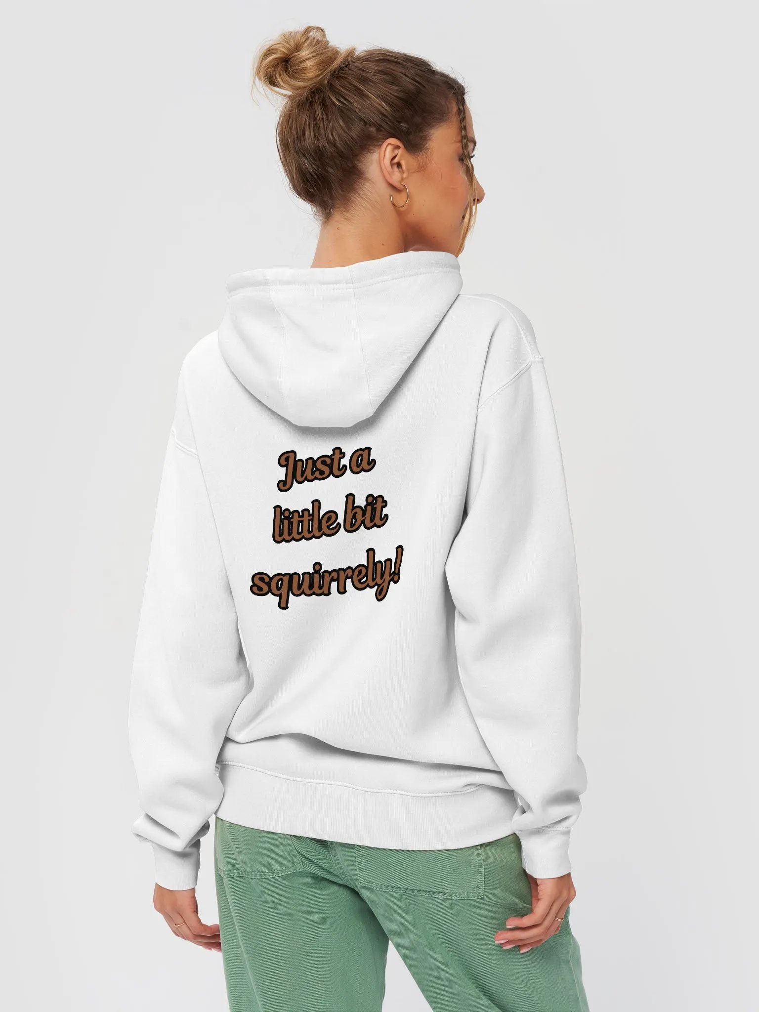 Whimsical Squirrel Acorn Hoodie product image (2)