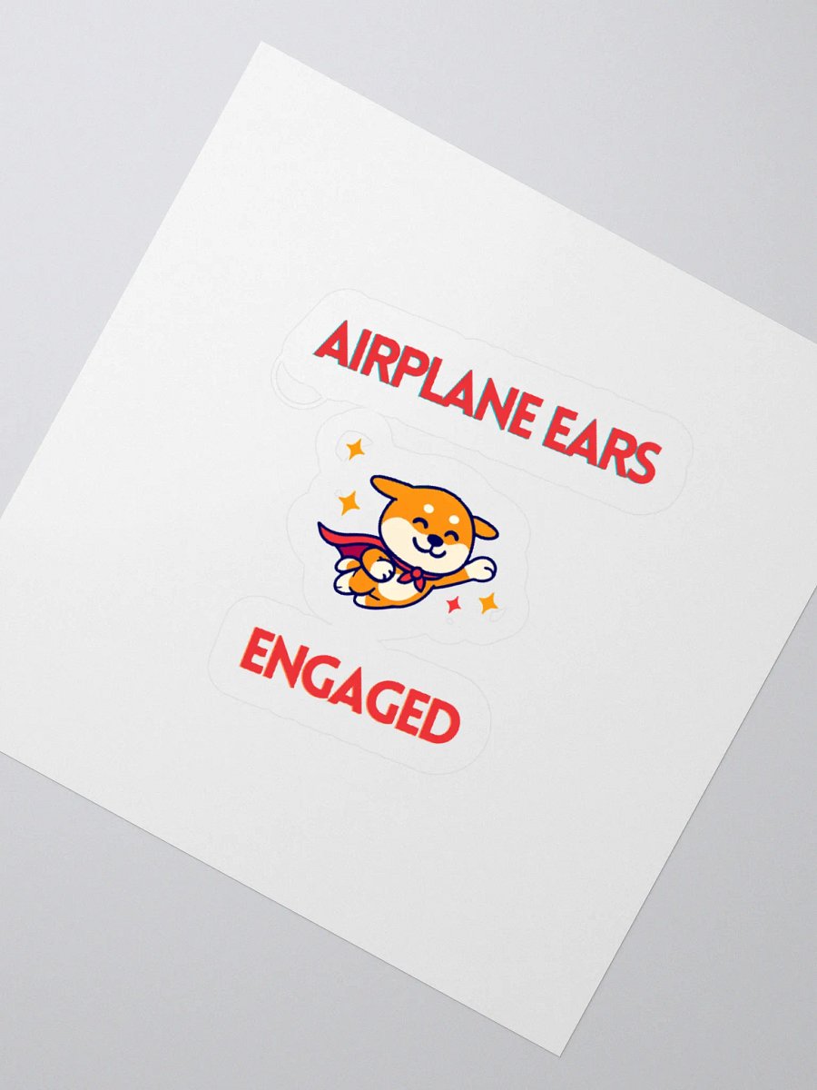 Airplane Ears Kiss Cut Stickers product image (4)