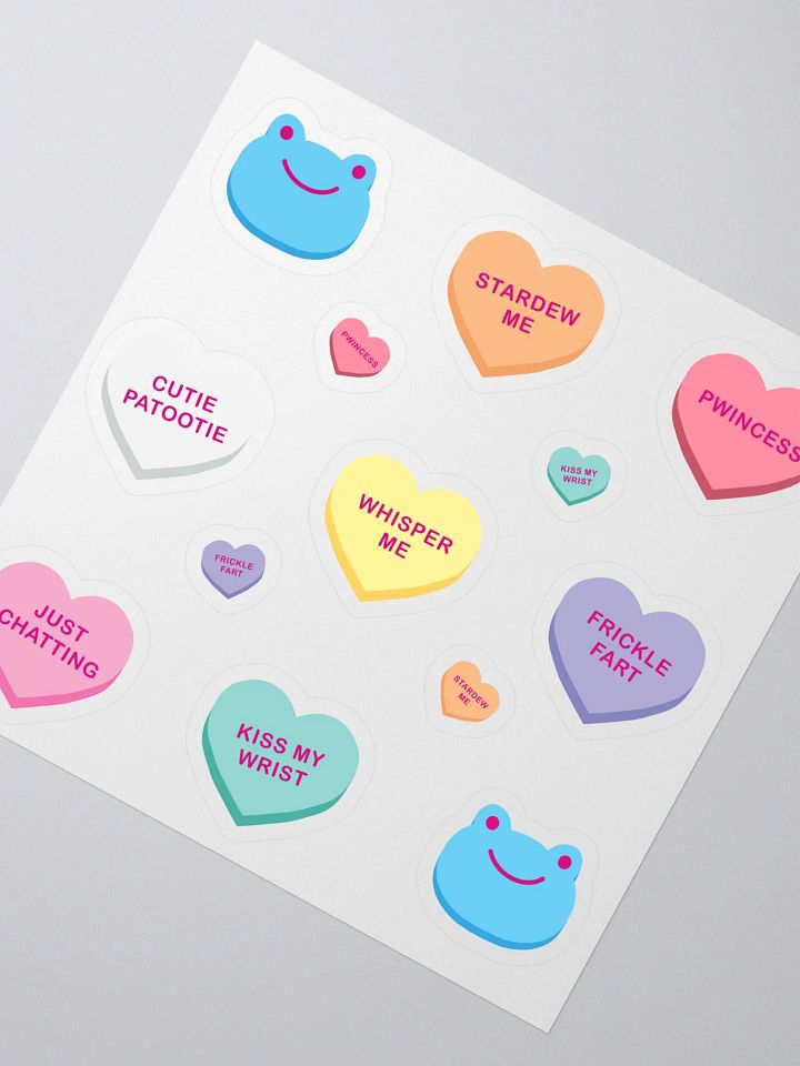 Froge Candy Heart Sticker Pack product image (2)